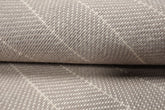 Hand-Woven Gray New Zealand Wool Herringbone Rug in Multi Sizes by LoomBloom